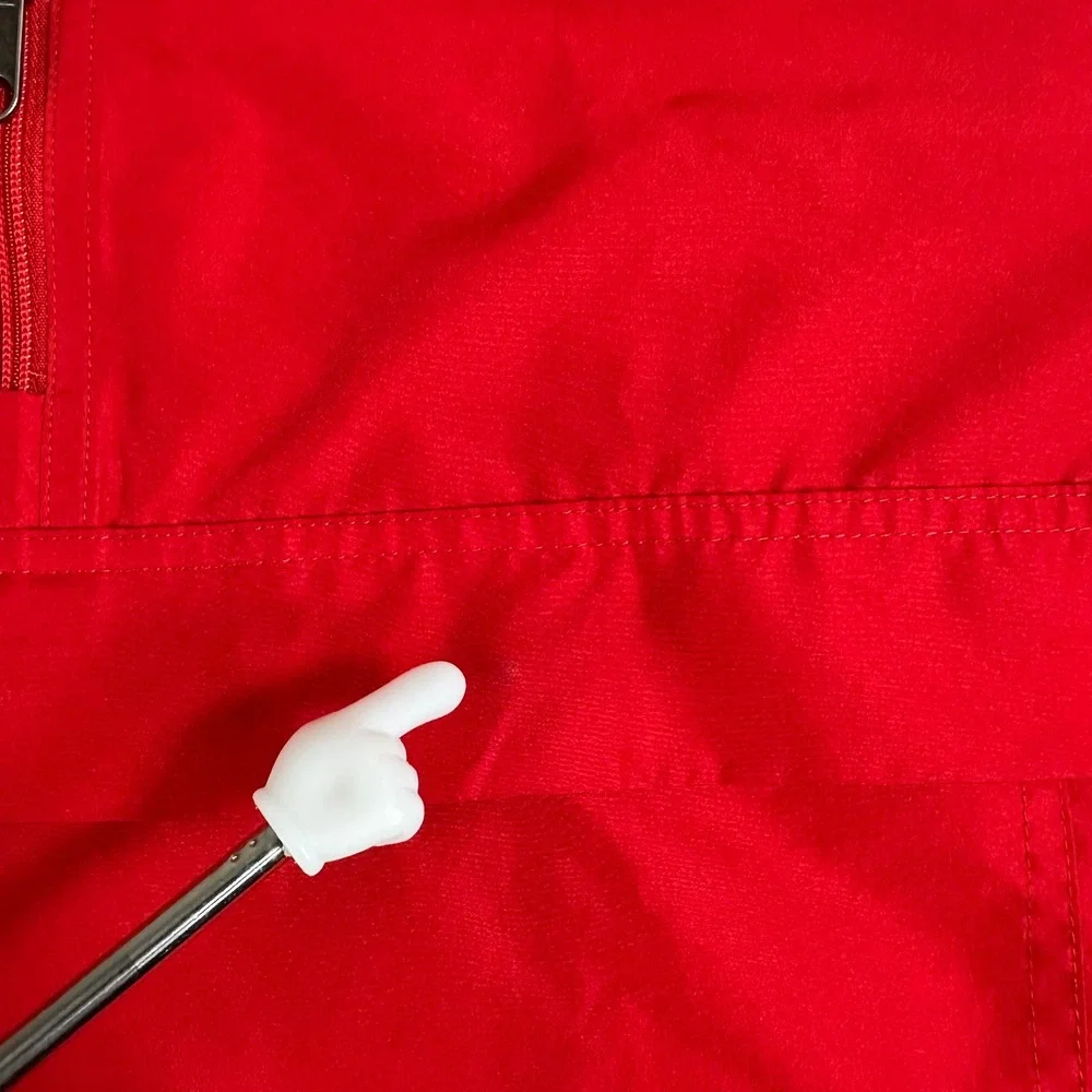 Champion Red Carthage College Windbreaker‎ Size S Athletic